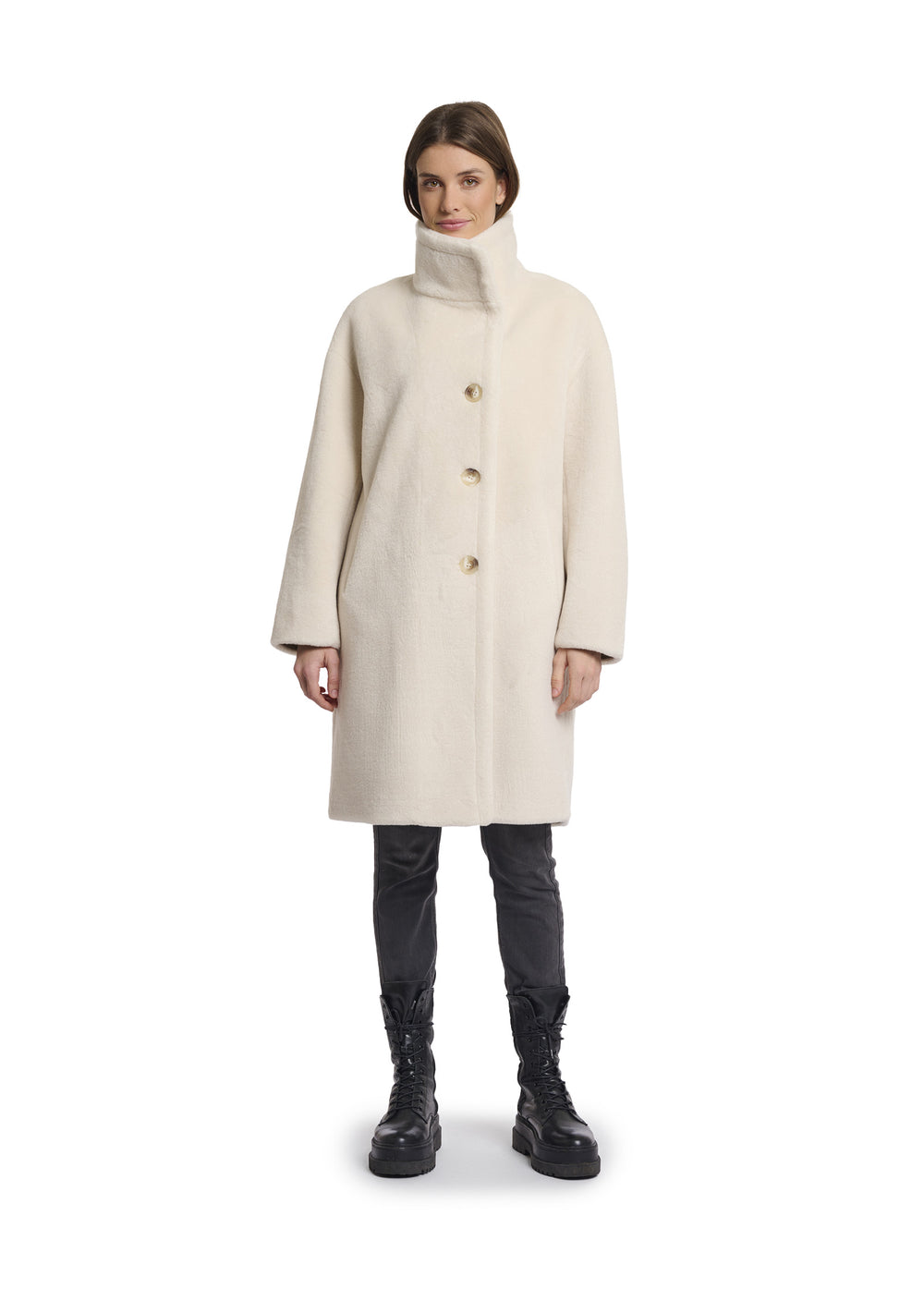 CAPPOTTO DONNA Panna Rino&pelle