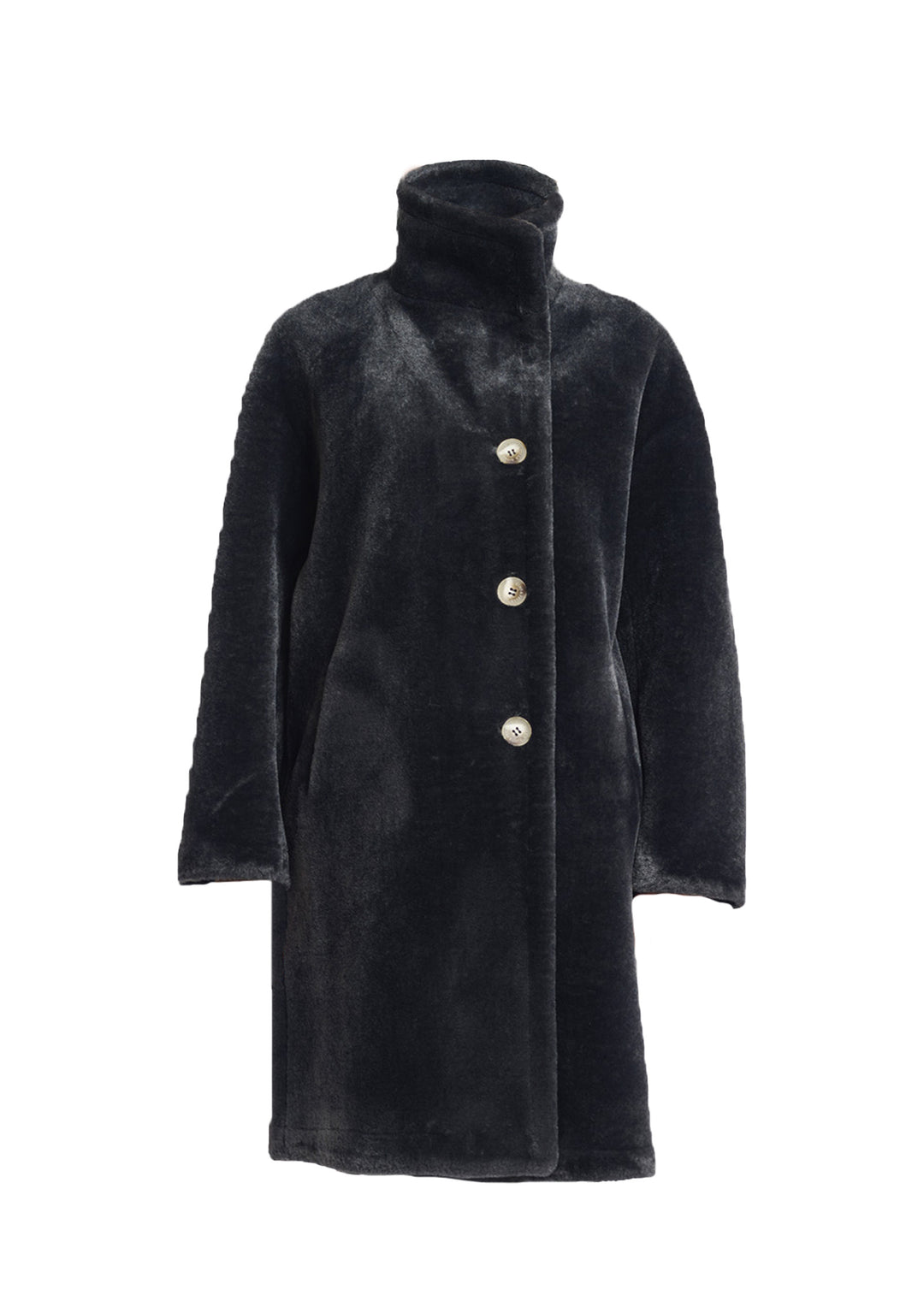 CAPPOTTO DONNA Grigio Rino&pelle