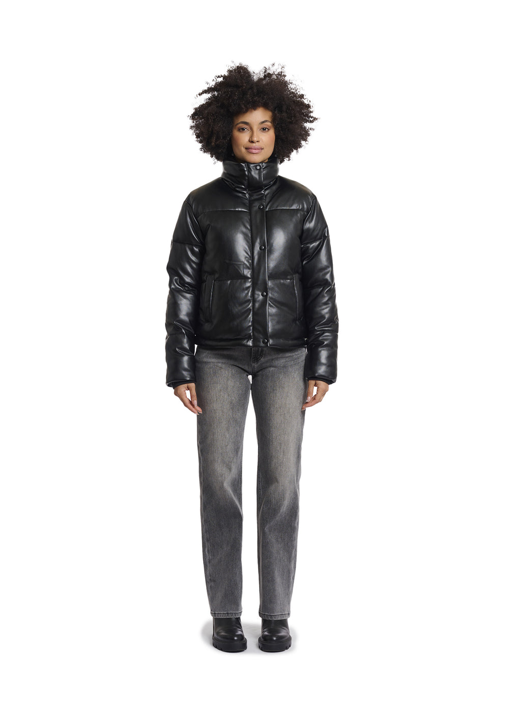 GIACCA DONNA Nero Rino&pelle