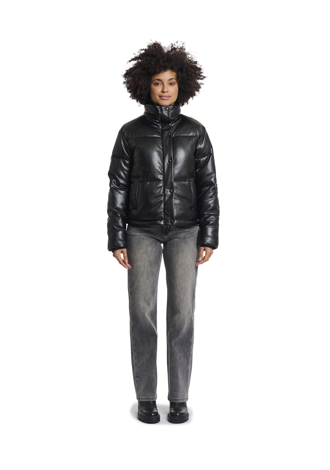 GIACCA DONNA Nero Rino&pelle