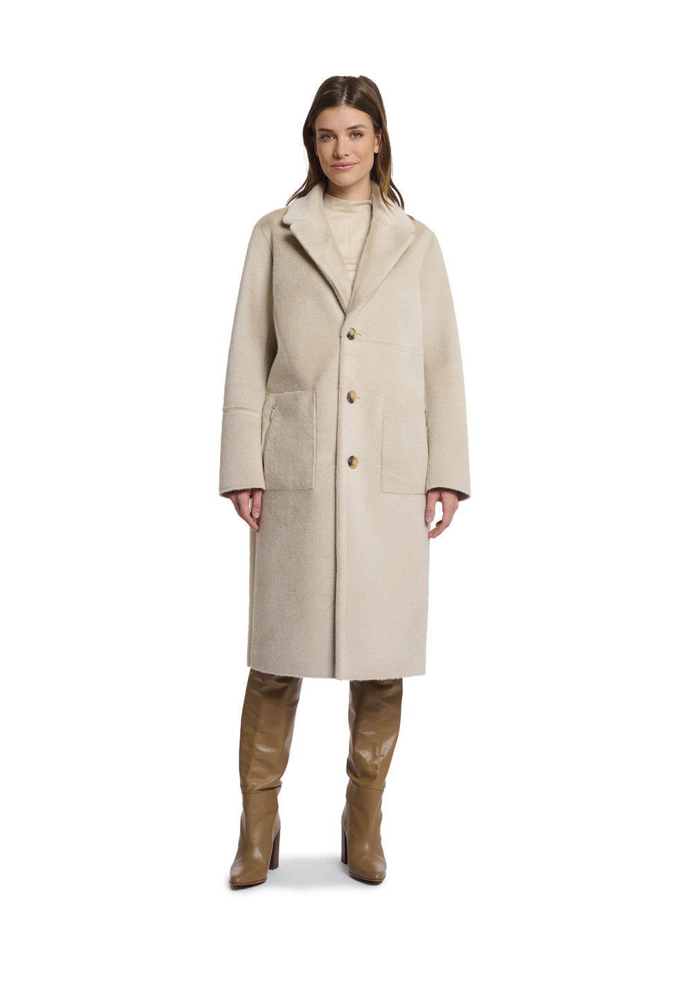 CAPPOTTO DONNA Panna Rino&pelle