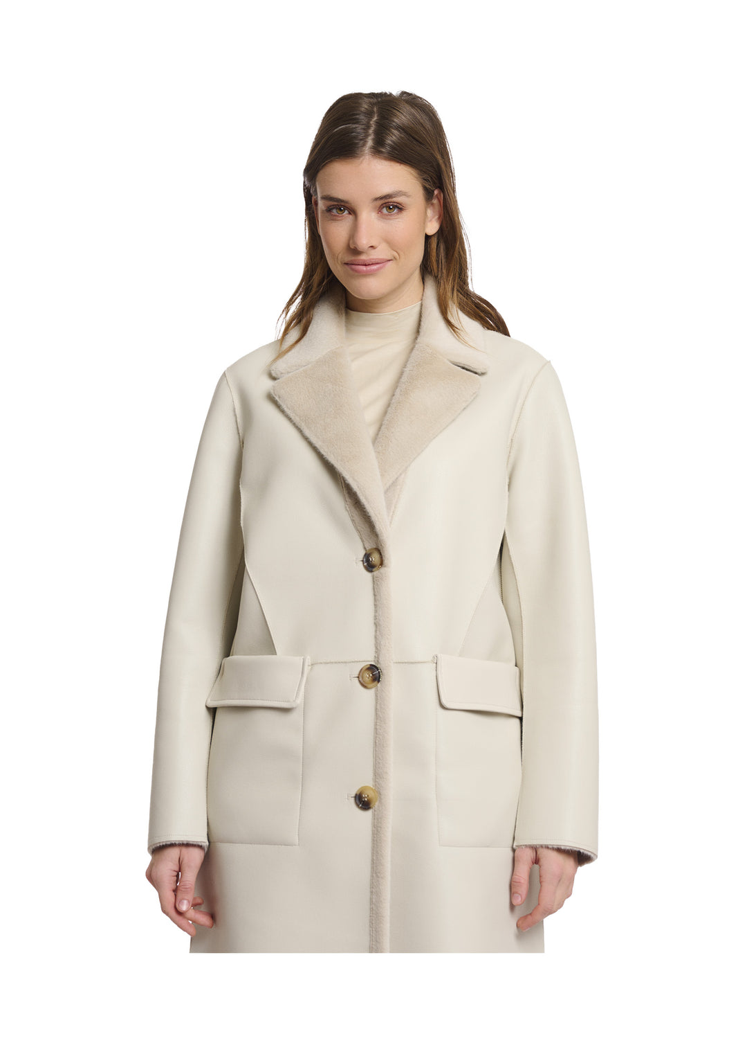 CAPPOTTO DONNA Panna Rino&pelle