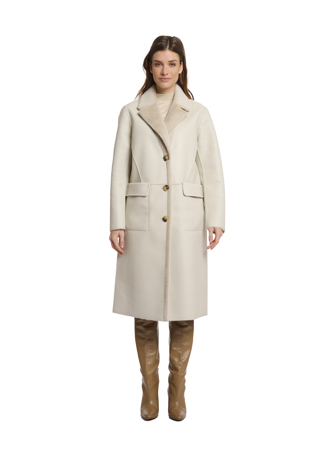 CAPPOTTO DONNA Panna Rino&pelle