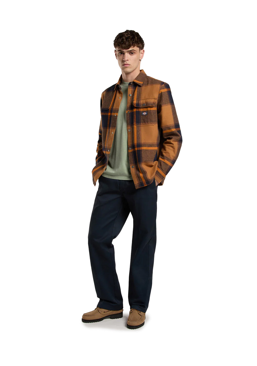 CAMICIA UOMO Arancione Dickies