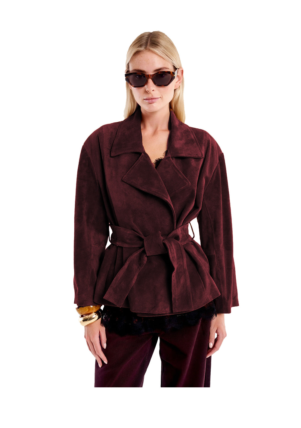 GIACCA DONNA Bordeaux Vicolo