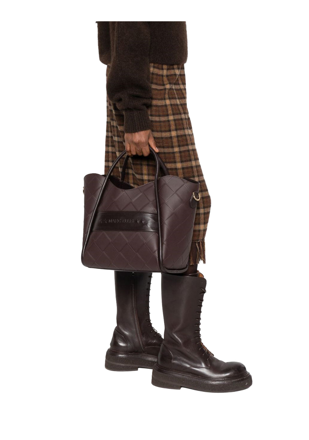 BORSA Marrone Marc Ellis