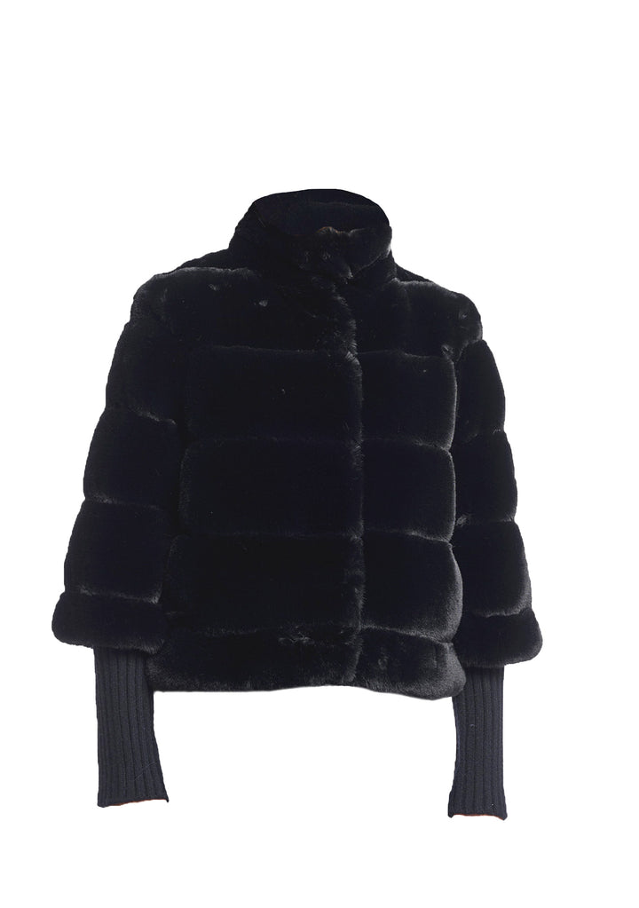 GIACCA DONNA Nero Rino&pelle