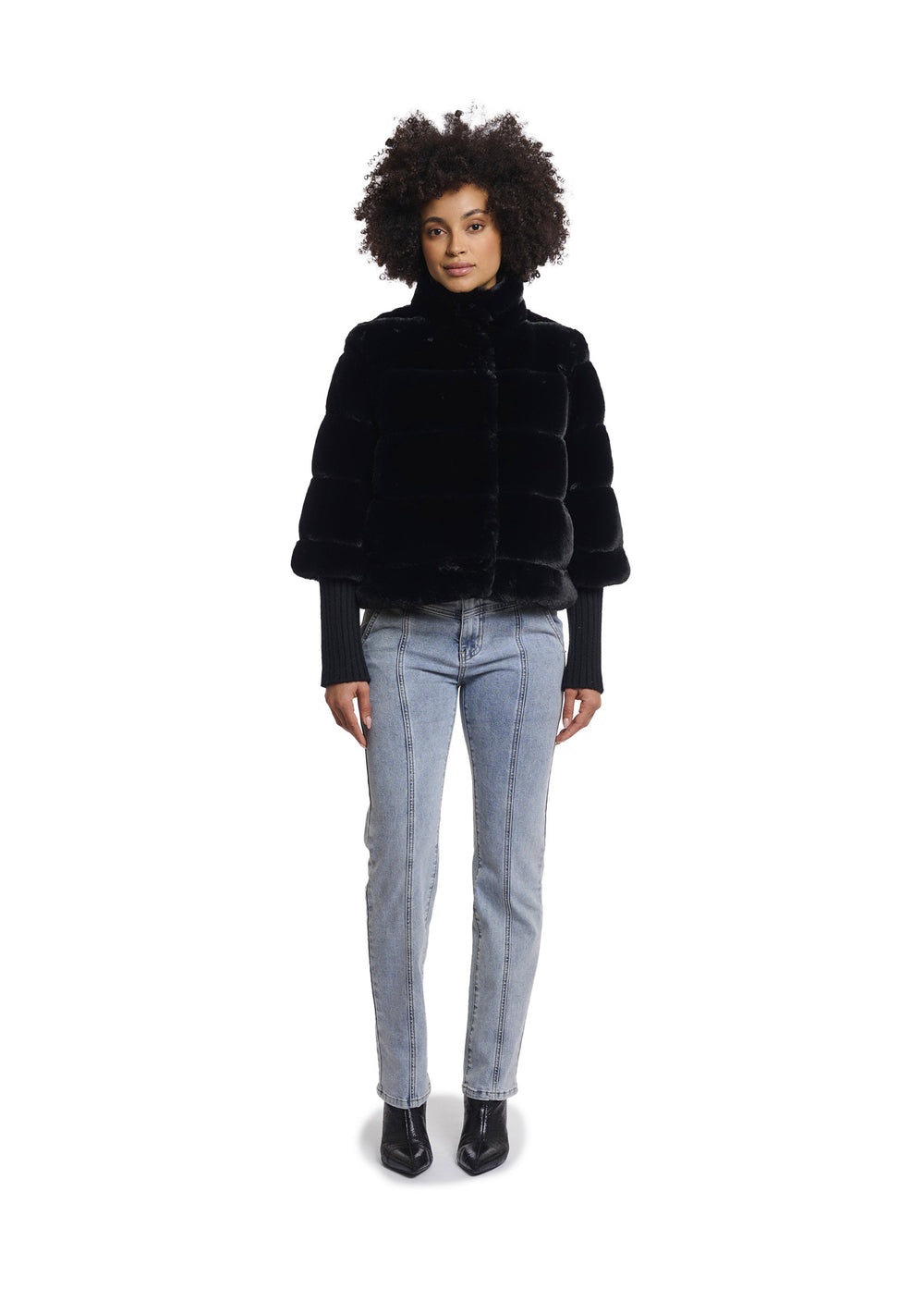 GIACCA DONNA Nero Rino&pelle
