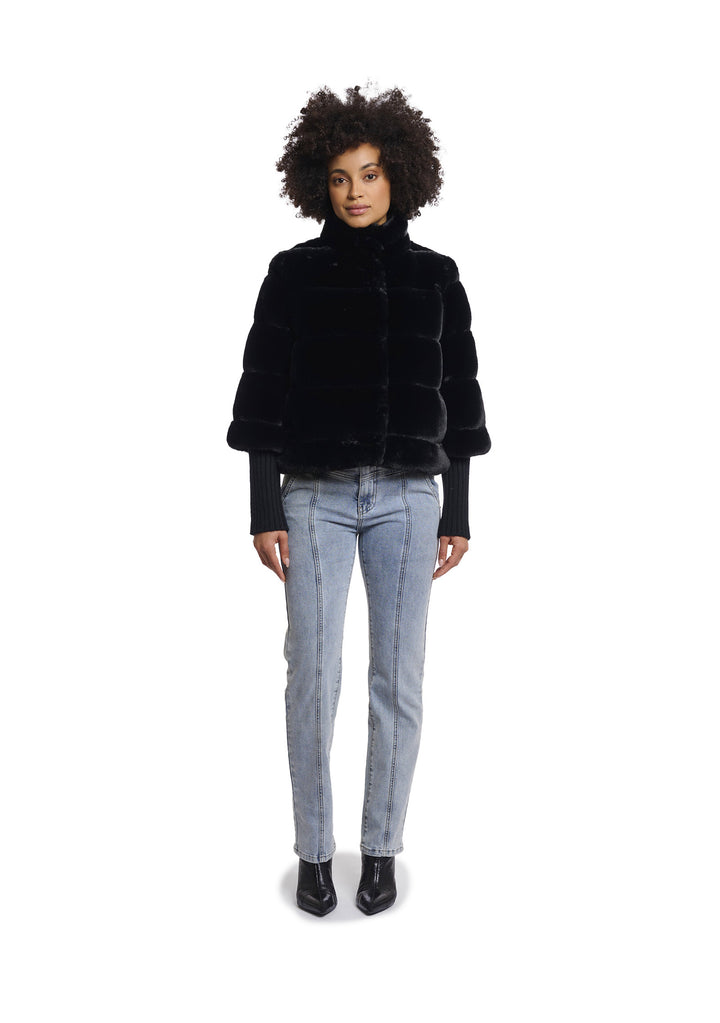 GIACCA DONNA Nero Rino&pelle