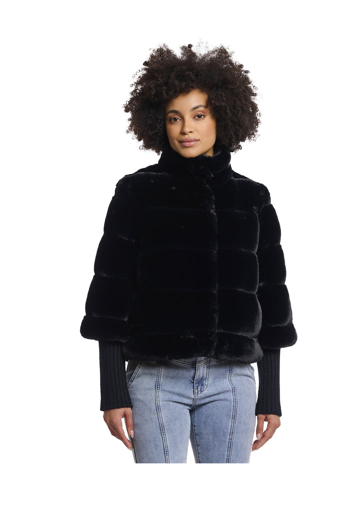 GIACCA DONNA Nero Rino&pelle
