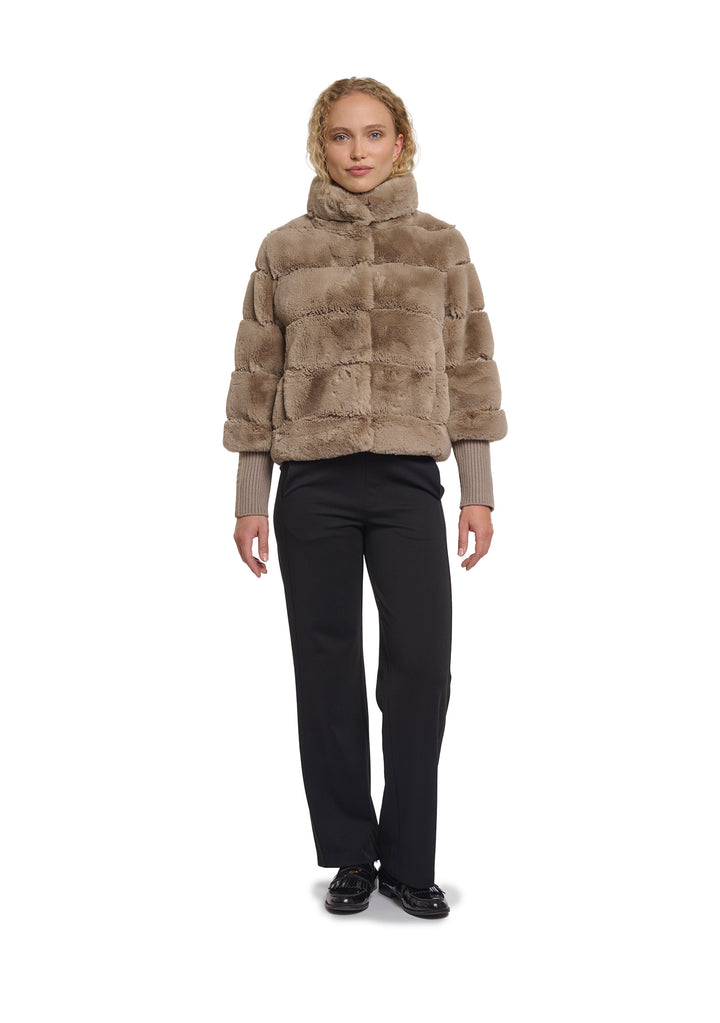 GIACCA DONNA Tortora Rino&pelle