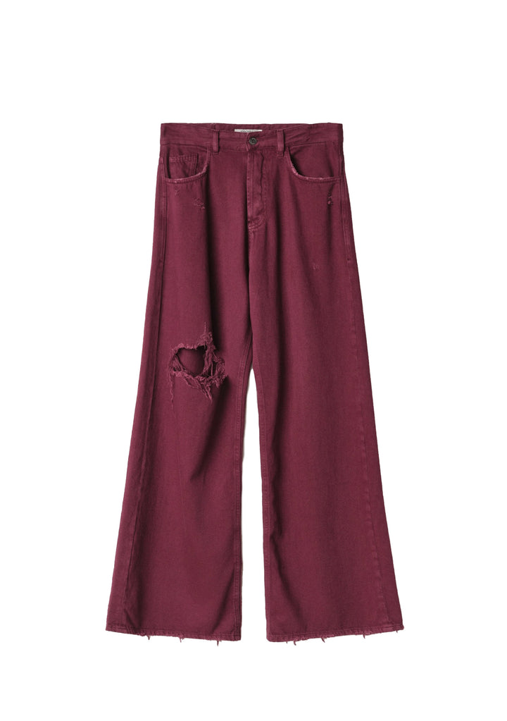 PANTALONE DONNA Bordeaux Hinnominate