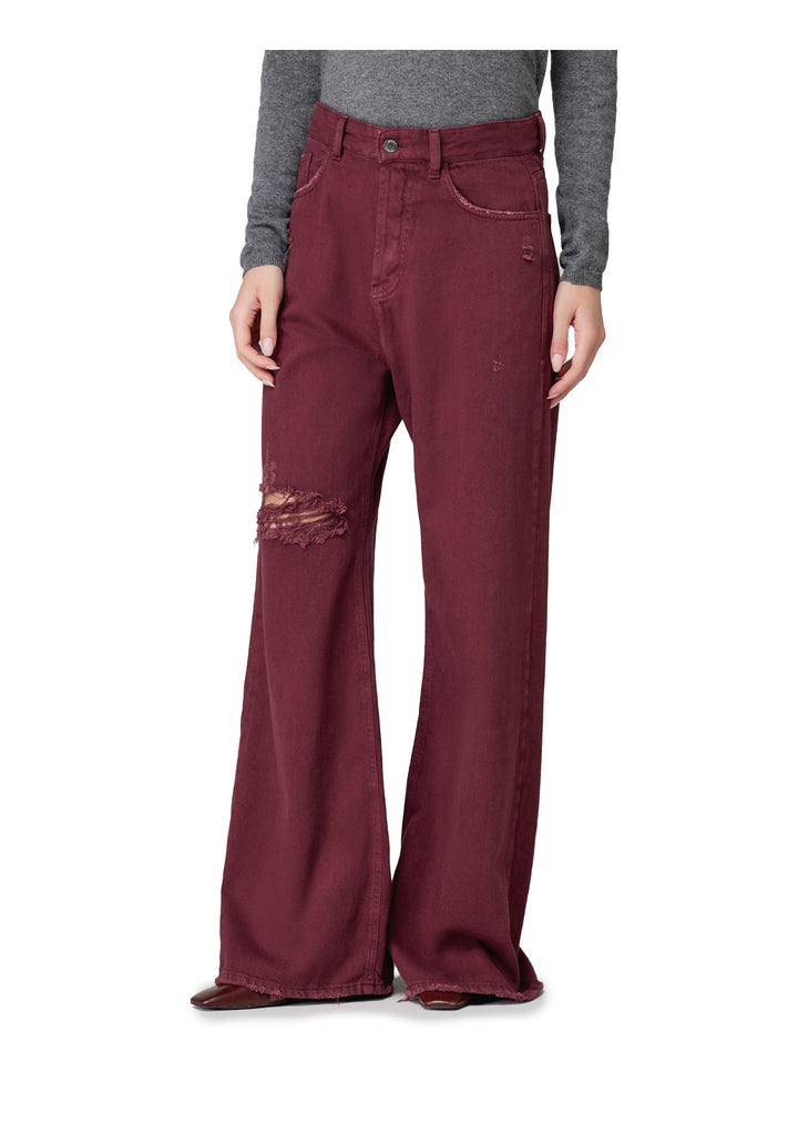 PANTALONE DONNA Bordeaux Hinnominate