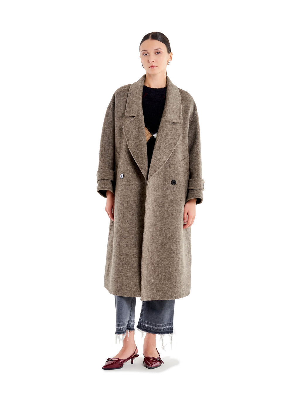 CAPPOTTO DONNA Tortora Vicolo