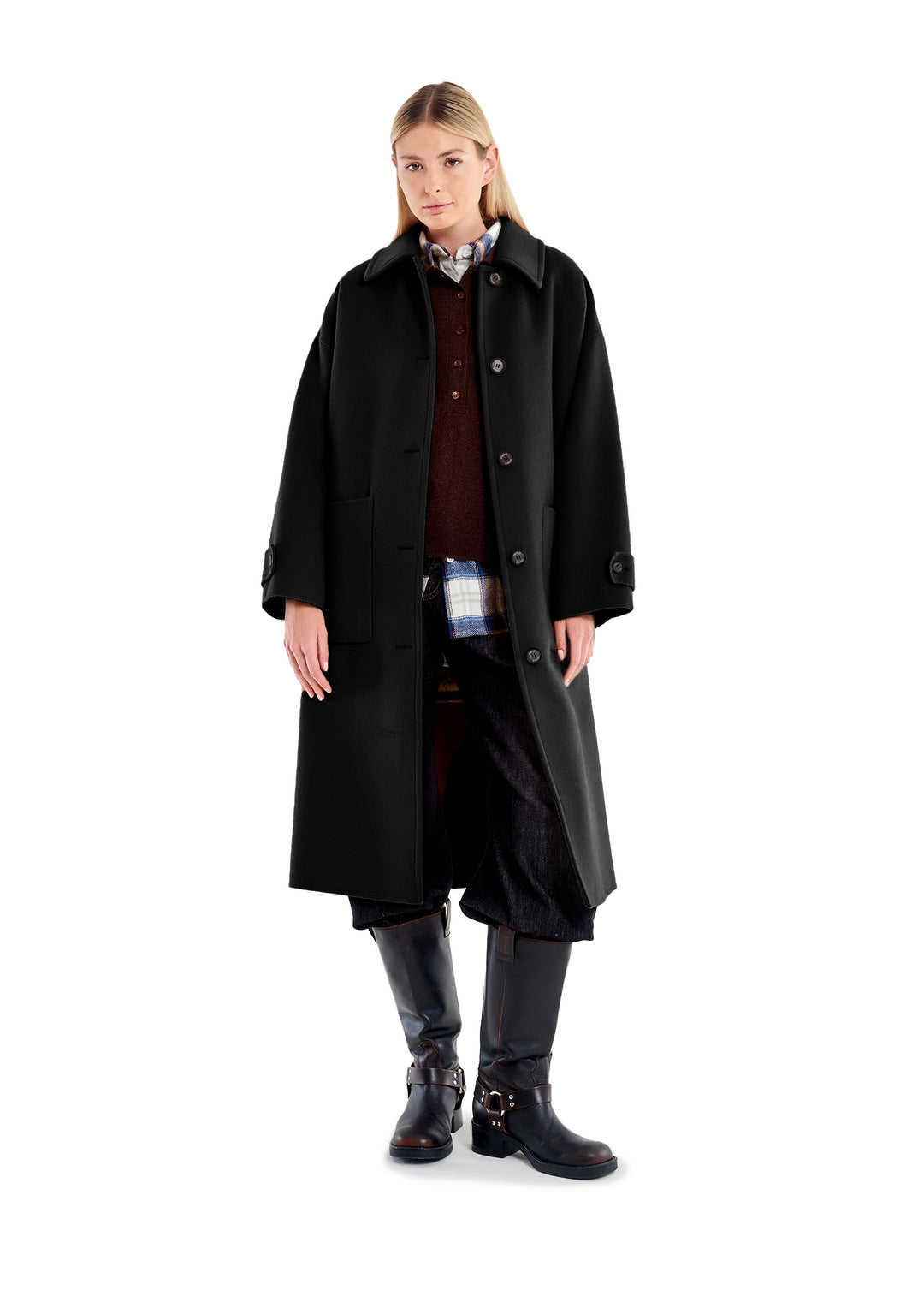 CAPPOTTO DONNA Nero Vicolo