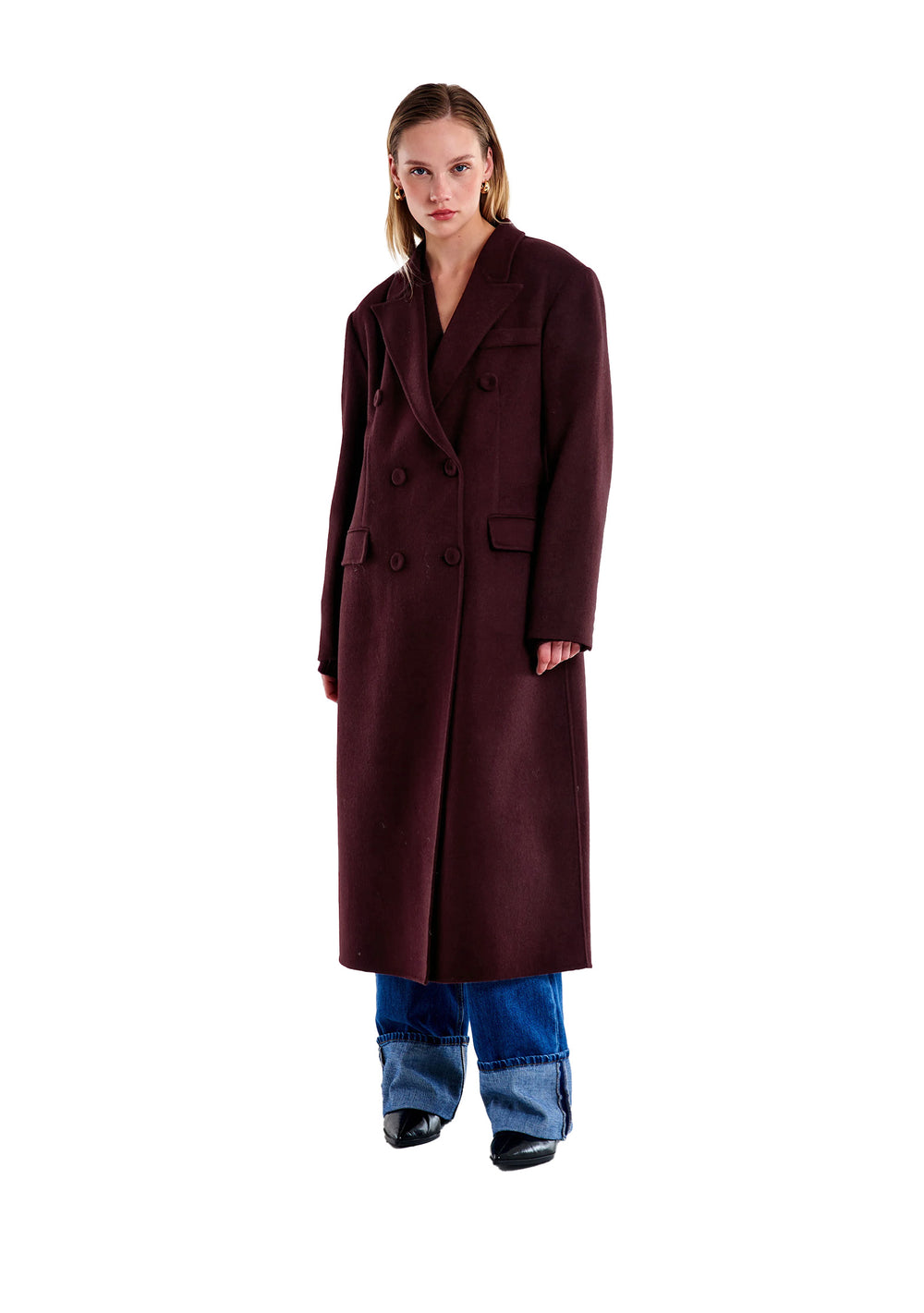 CAPPOTTO DONNA Bordeaux Vicolo