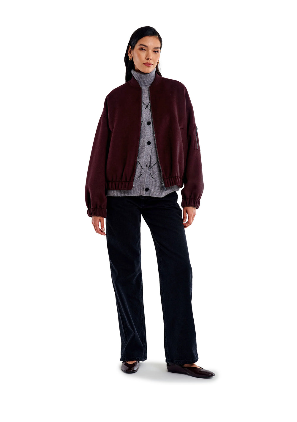 GIUBBINO DONNA Bordeaux Vicolo