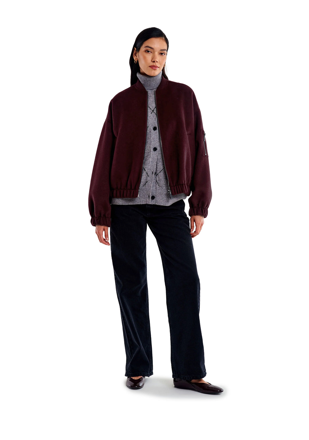 GIUBBINO DONNA Bordeaux Vicolo