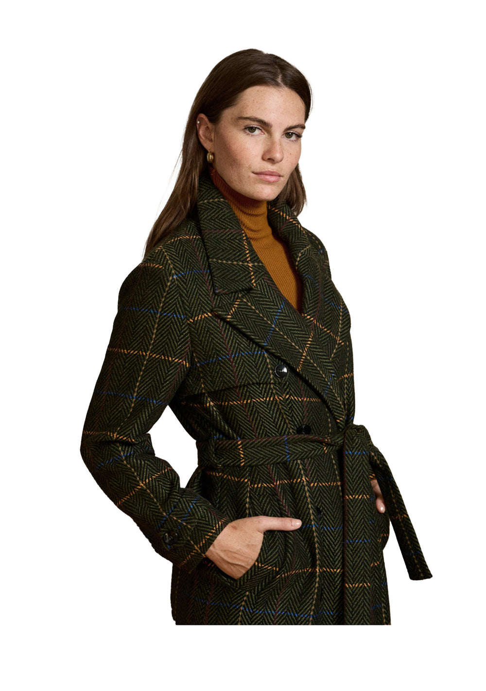 TRENCH DONNA Kaki Surkana