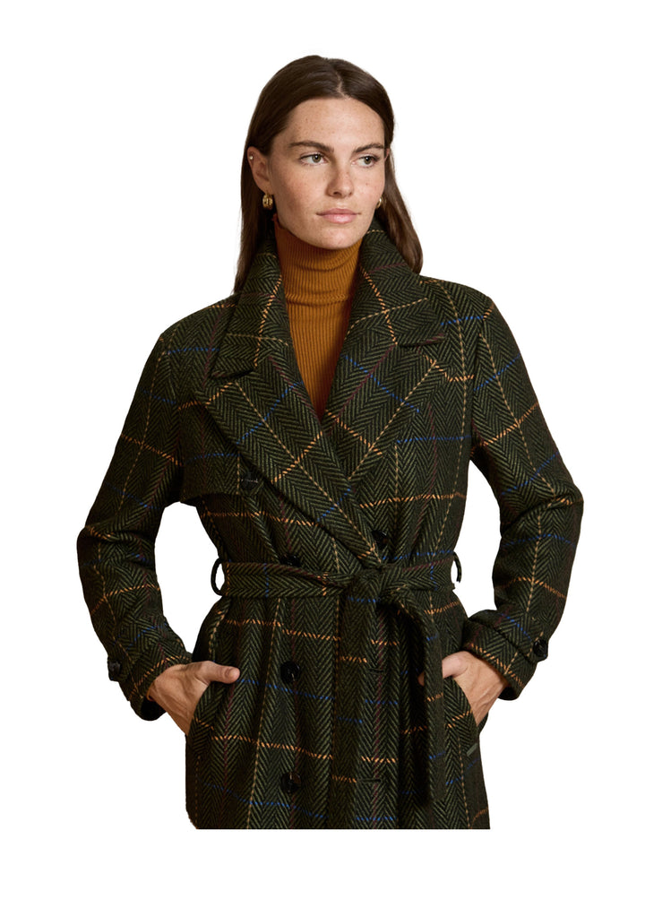 TRENCH DONNA Kaki Surkana