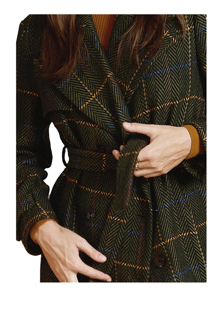 TRENCH DONNA Kaki Surkana