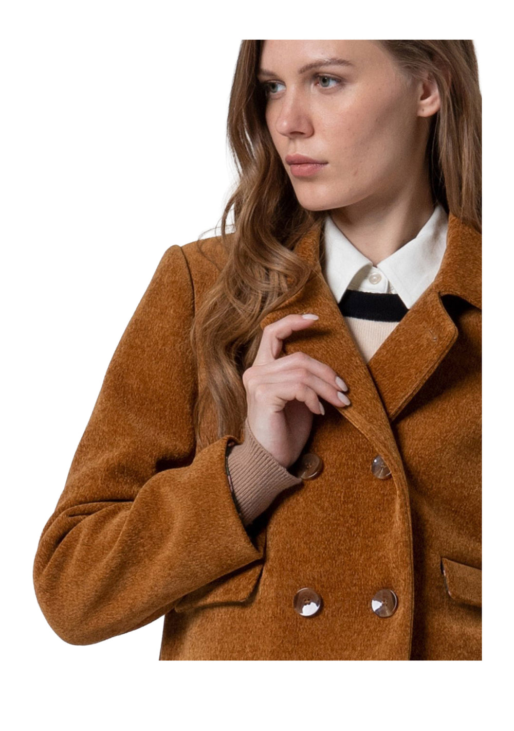 CAPPOTTO DONNA Ocra Surkana