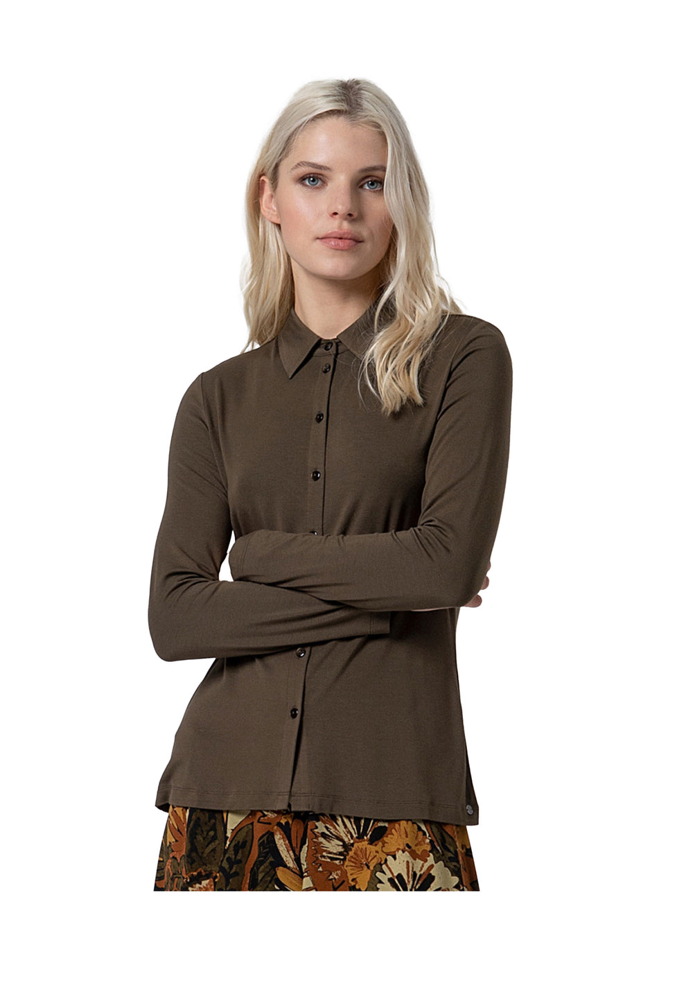 CAMICIA DONNA Kaki Surkana