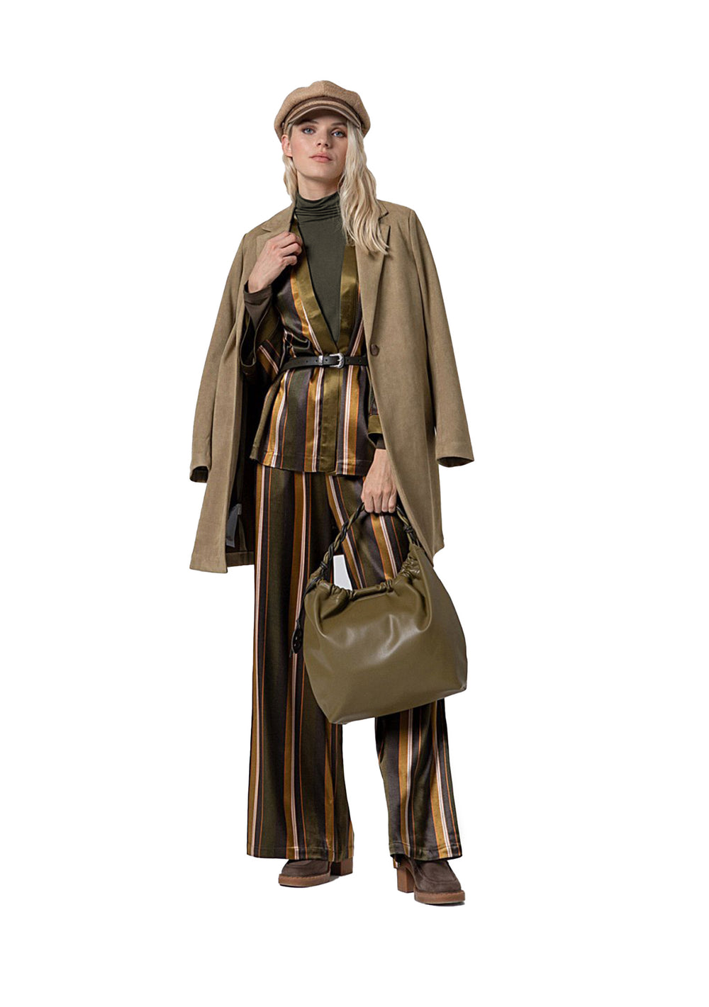 MAGLIA DONNA Kaki Surkana