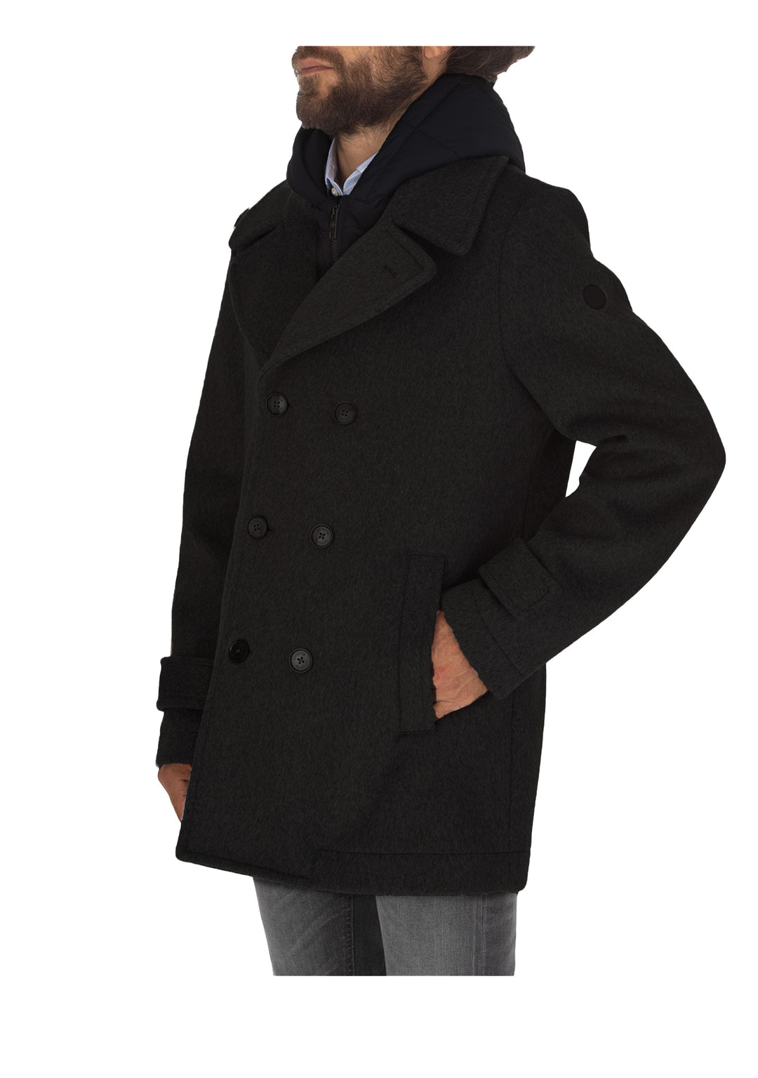 CAPPOTTO UOMO Nero Distretto12
