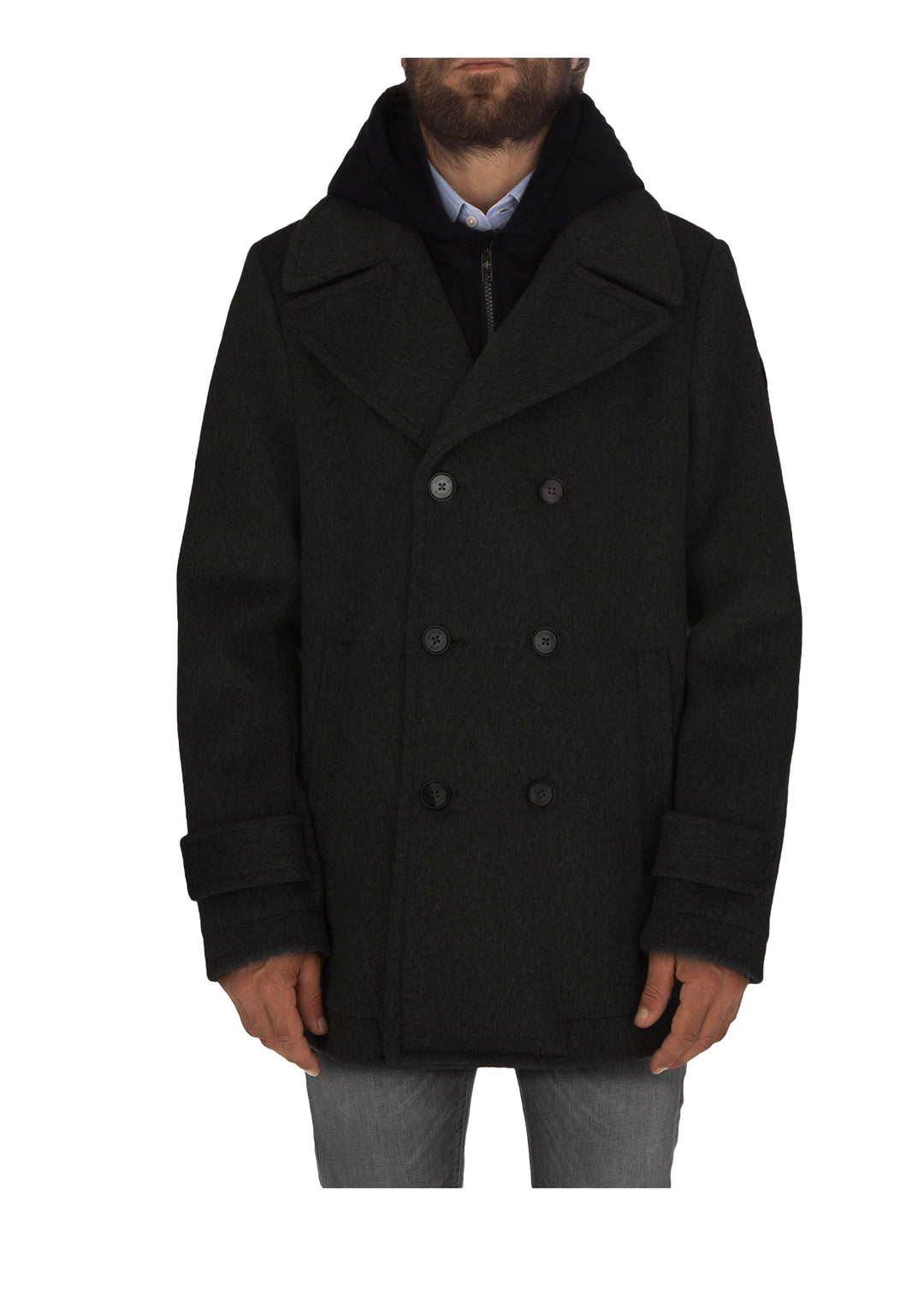 CAPPOTTO UOMO Nero Distretto12