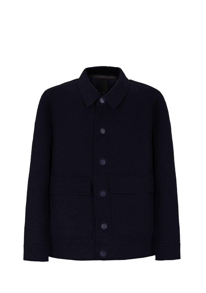 DISTRETTO12 - Giubbotto Uomo Blu EDINBURGH