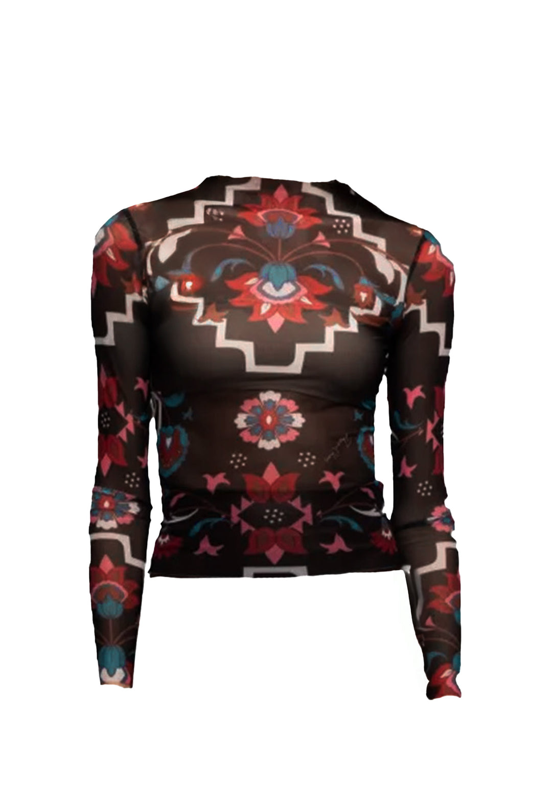 TOP DONNA Multicolor Peace&chaos