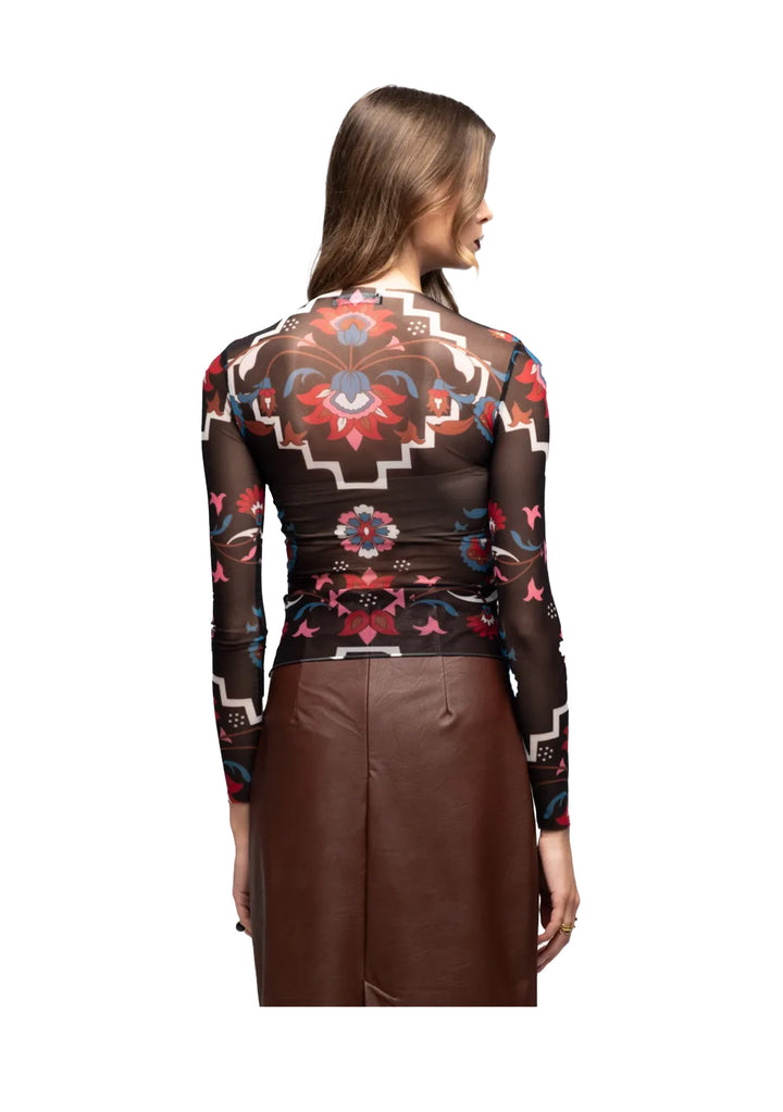 TOP DONNA Multicolor Peace&chaos