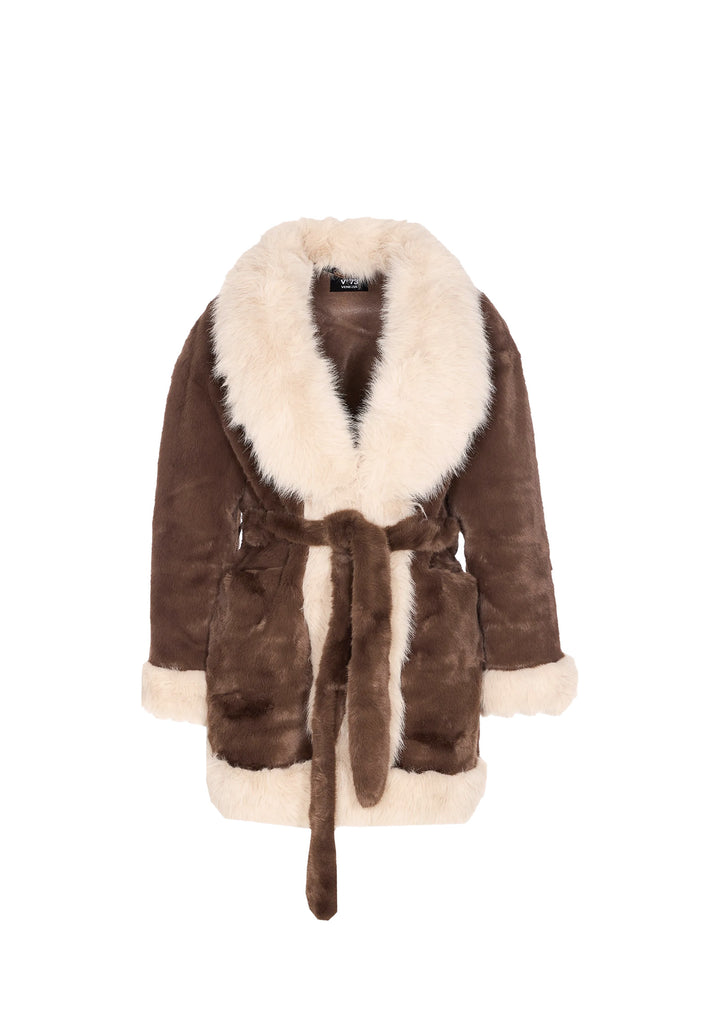 CAPPOTTO DONNA Marrone V°73