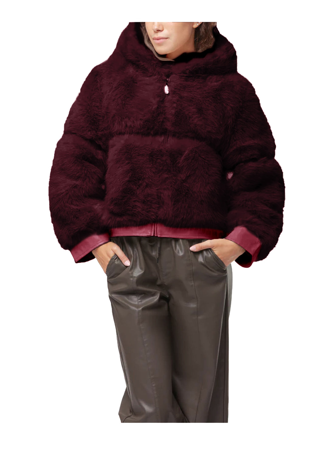 GIACCA DONNA Bordeaux V°73