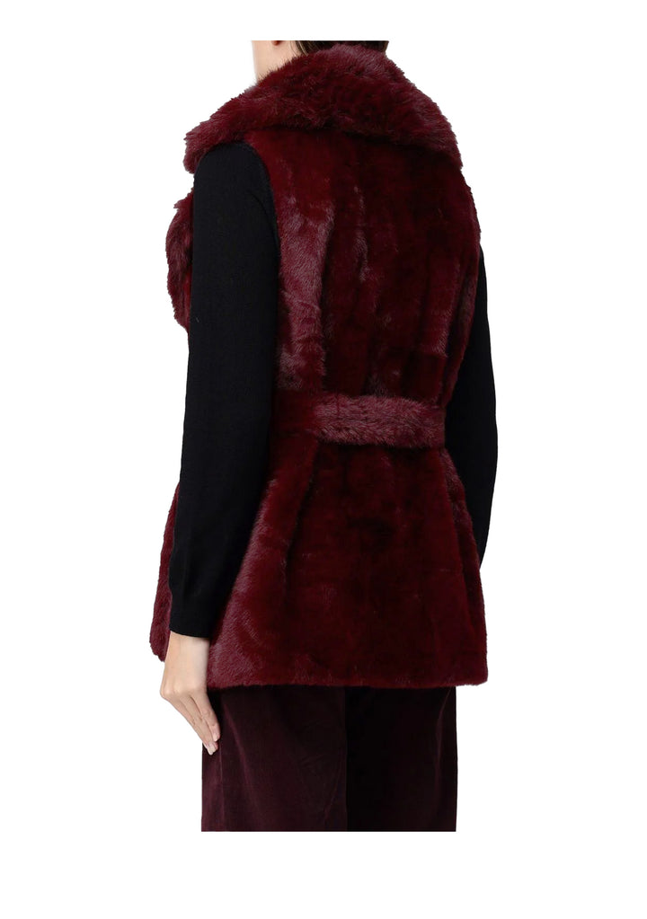 GILET DONNA Bordeaux V°73