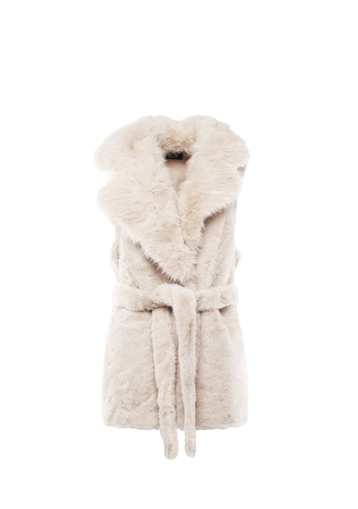 GILET DONNA Beige V°73