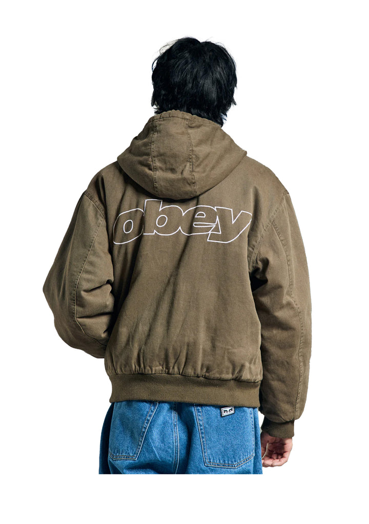 GIUBBINO UOMO Kaki Obey