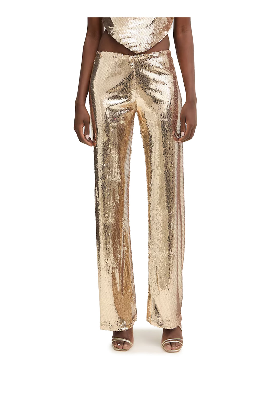 PANTALONE DONNA Oro Haveone