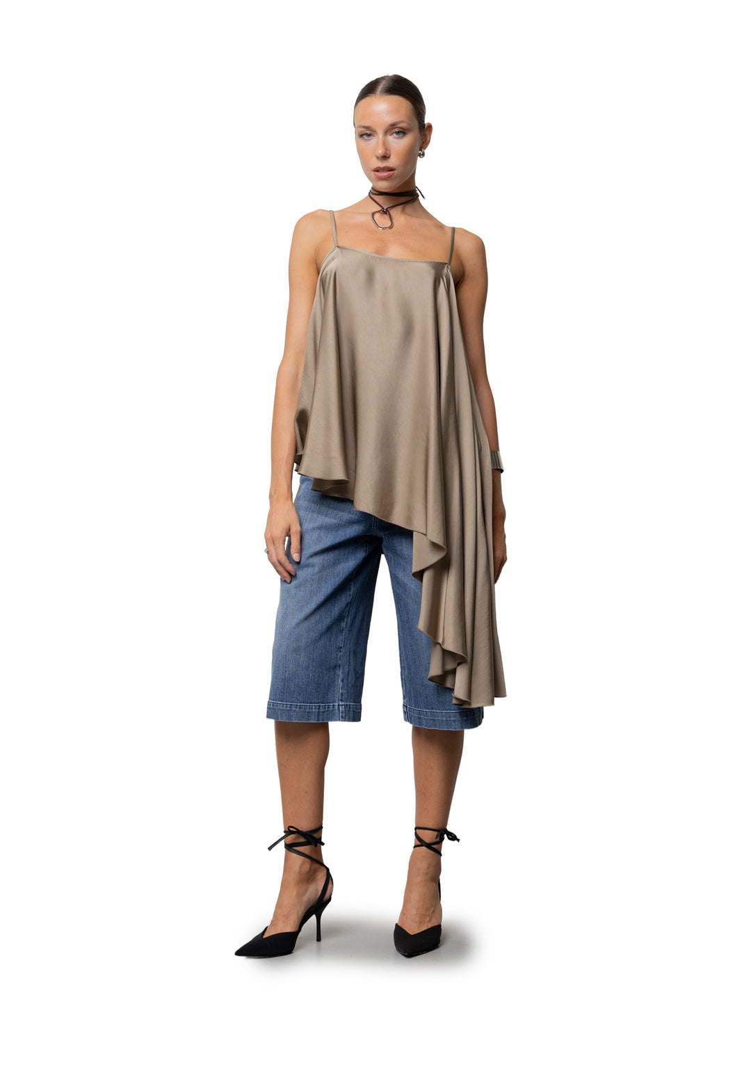 TOP DONNA Kaki Kaos