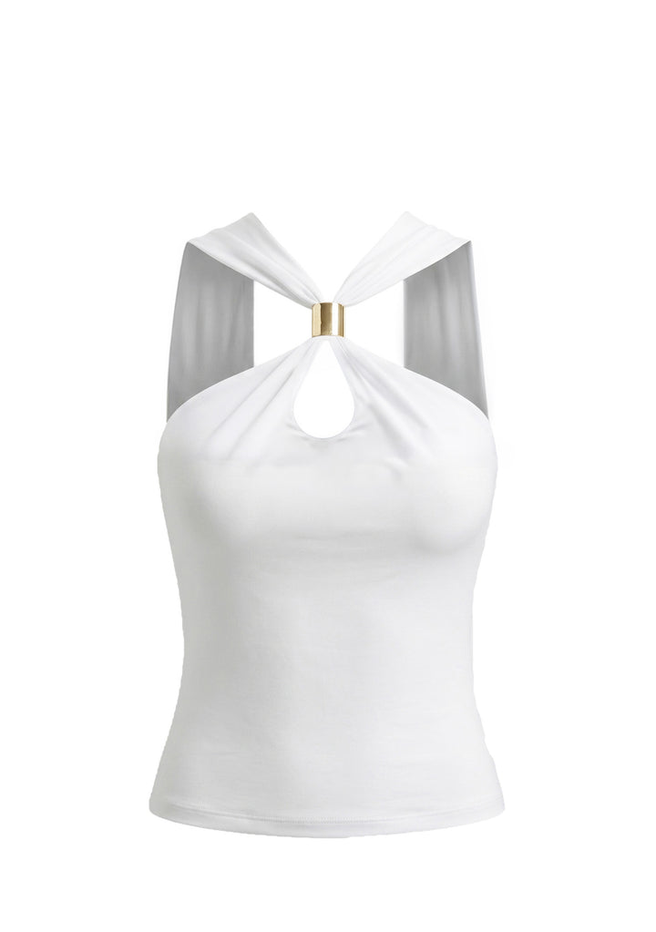 TOP DONNA Bianco Kaos