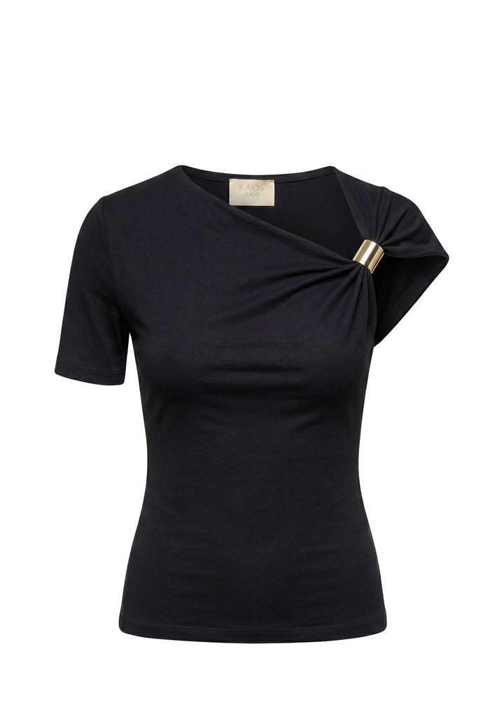 T-SHIRT DONNA Nero Kaos