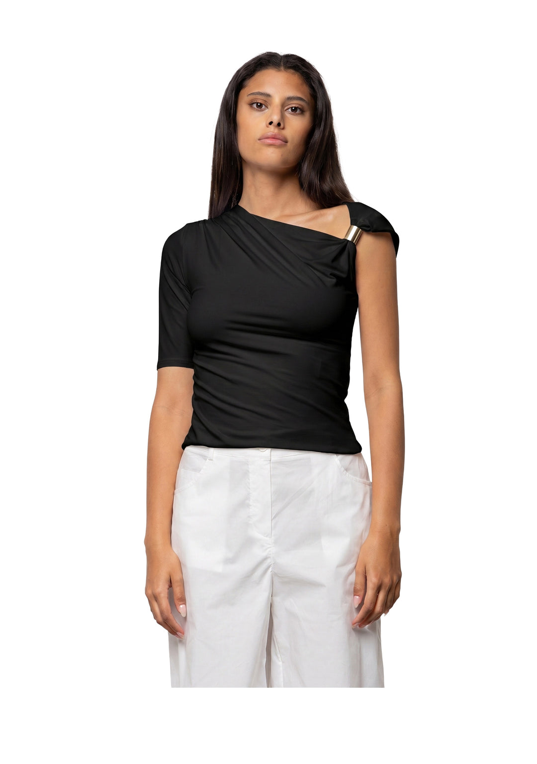 T-SHIRT DONNA Nero Kaos