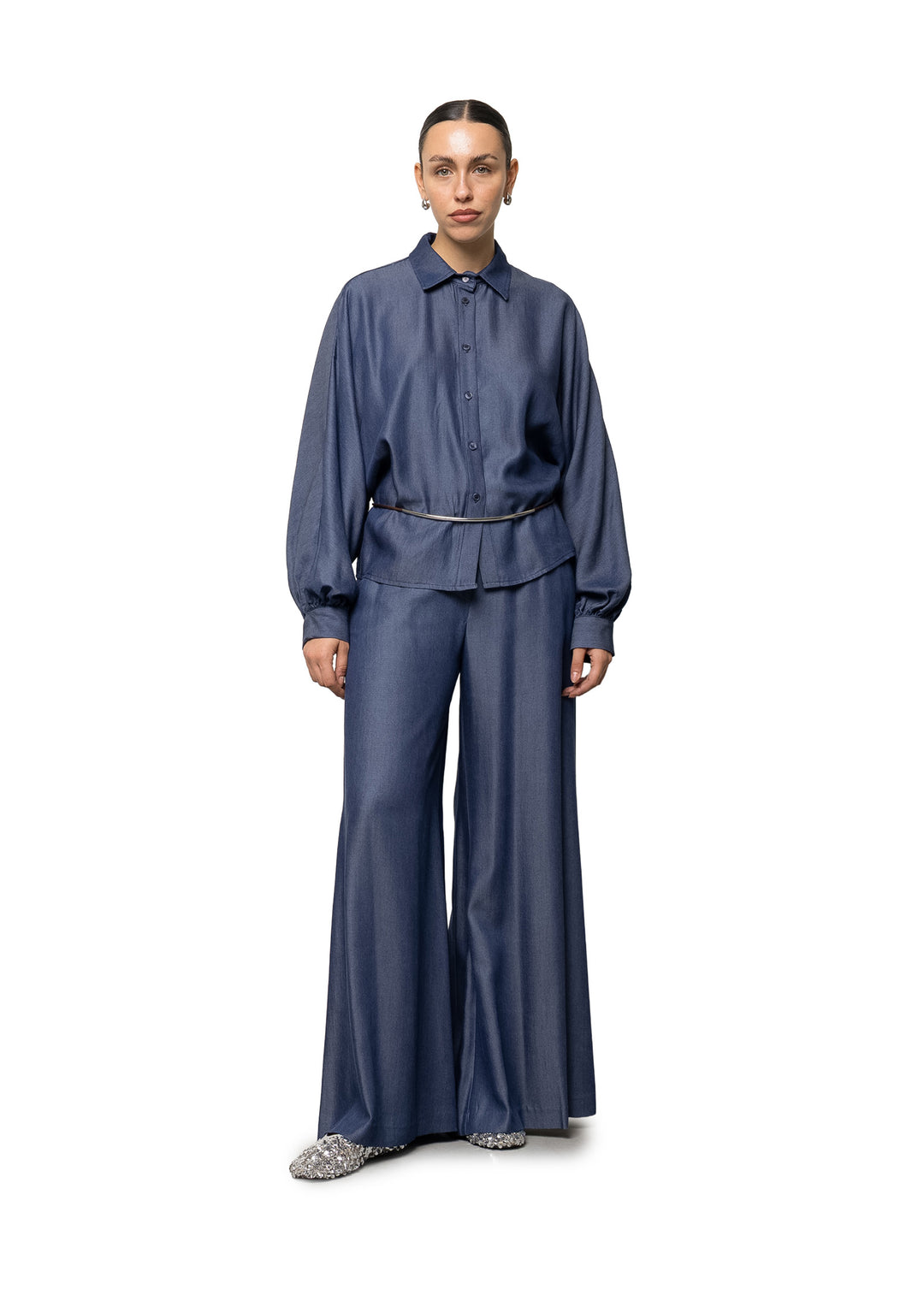 PANTALONE DONNA Blu Kaos