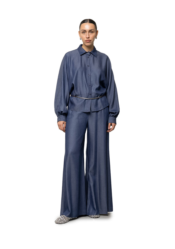 PANTALONE DONNA Blu Kaos
