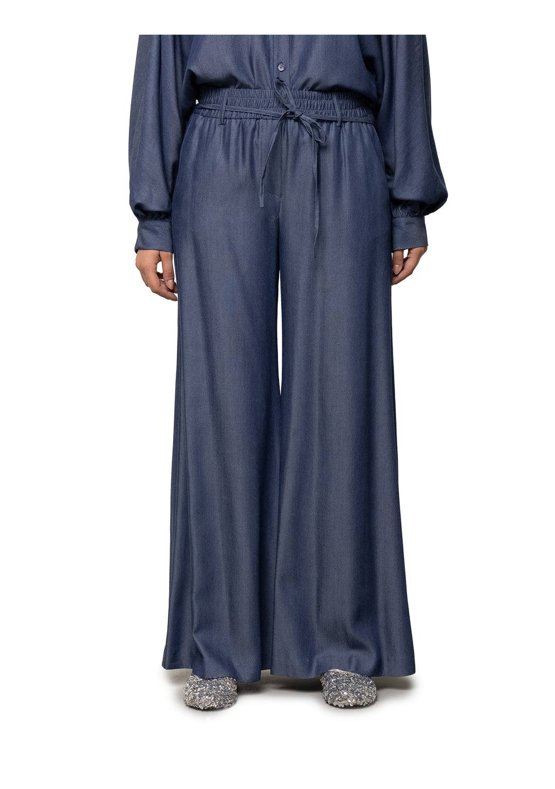 PANTALONE DONNA Blu Kaos