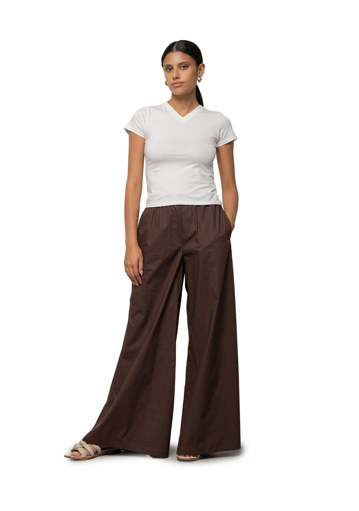 PANTALONE DONNA Marrone Kaos