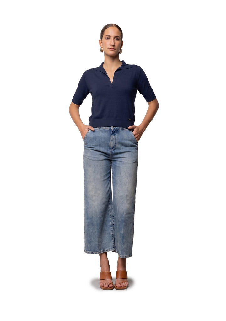 MAGLIA DONNA Blu Kaos