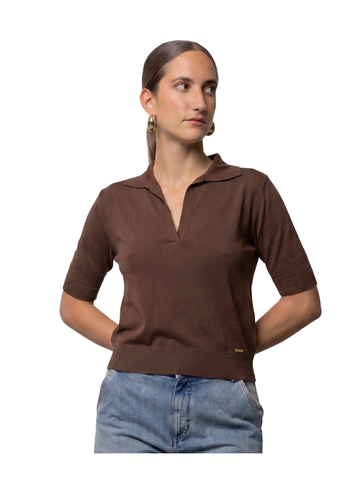MAGLIA DONNA Marrone Kaos
