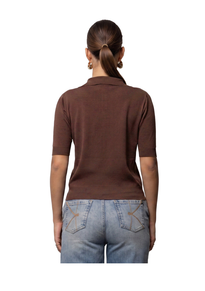 MAGLIA DONNA Marrone Kaos